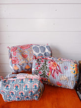 Load image into Gallery viewer, Small Quilted Makeup Bag