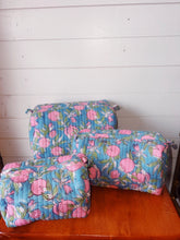 Load image into Gallery viewer, Small Quilted Makeup Bag