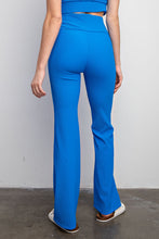 Load image into Gallery viewer, Sonic Blue Ribbed Pintuck Leggings
