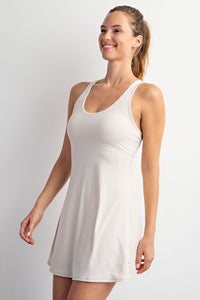 White Pearl Tennis Dress