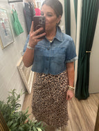 Hear Me Roar Animal Print Skirt