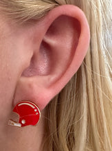 Load image into Gallery viewer, Game Day Helmet Earrings
