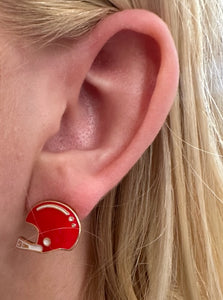 Game Day Helmet Earrings