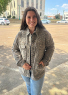 Hidden Cheetah Oversized Jacket