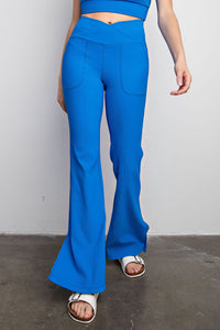 Lucy Flared Ribbed Pants