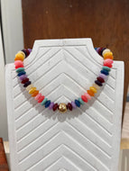 Rondelle Multi-Color Necklace