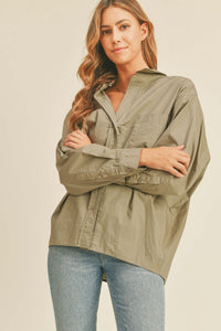 Dusty Olive Button Down