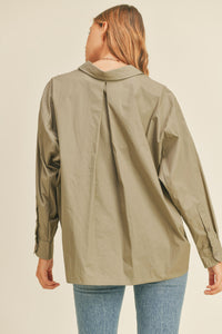 Dusty Olive Button Down