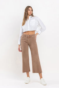 Olivia High Rise Crop Wide Leg