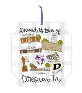 Dresden's All Around the Town Acrylic Ornament