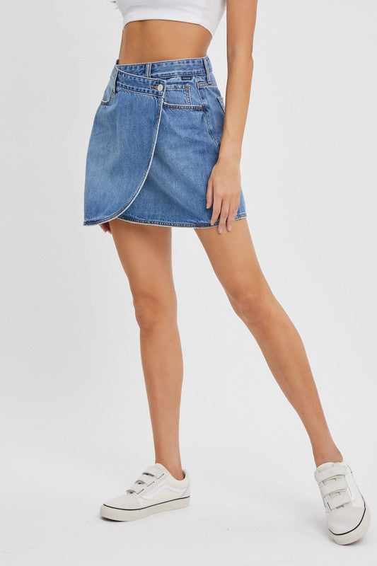 Easy Choice Denim Mini Skirt