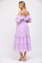 Load image into Gallery viewer, Who Is She Eyelet Dress
