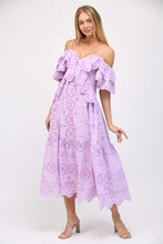 Load image into Gallery viewer, Who Is She Eyelet Dress
