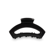 Open Jet Black Tiny Hair Clip