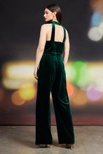 Load image into Gallery viewer, Velvet Dreams Cowl Neck Jumpsuit
