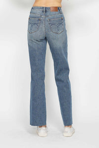 Judy Blue Tummy Control Raw Hem Jean