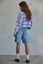 Load image into Gallery viewer, Rowan Striped Sweater Top
