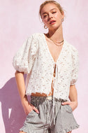 Everly Eyelet Top