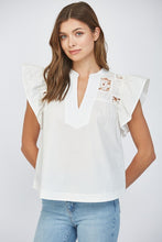 Load image into Gallery viewer, Wasted Memories Flutter Sleeve Blouse
