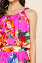 Load image into Gallery viewer, Floral Frenzy Braided Strap Top
