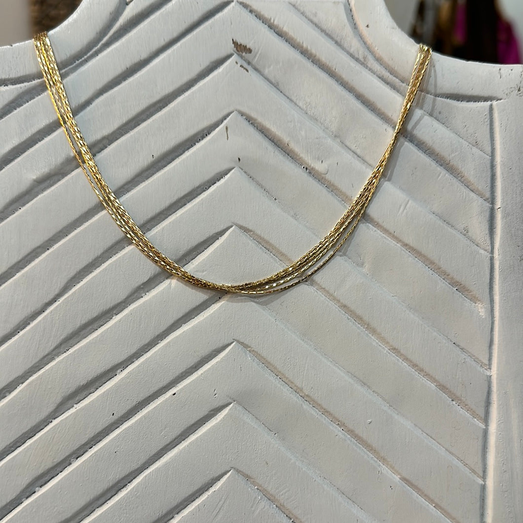 Darcie 5 Thin Layer Necklace