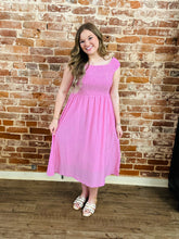 Load image into Gallery viewer, Love Me Tender Smocked Sun Dress
