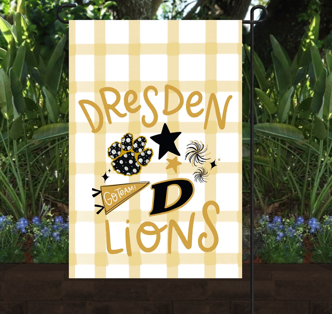 Dresden Lions Spirit Yard Flag