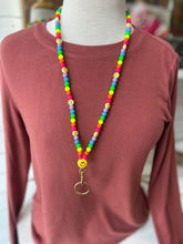 Load image into Gallery viewer, Teach/Smiley lanyard
