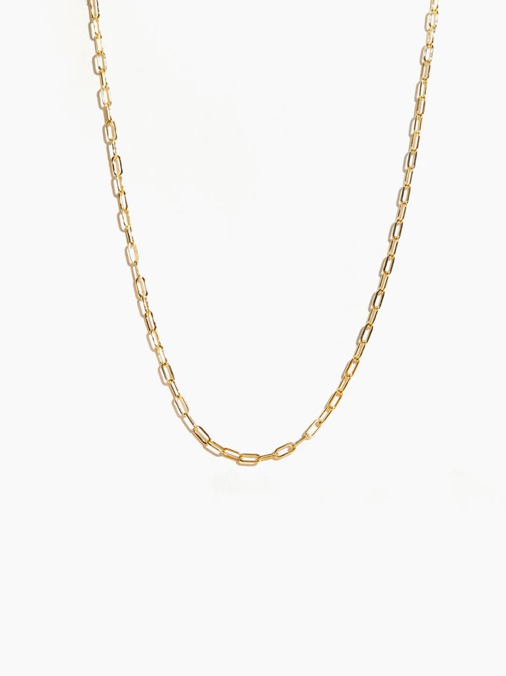 Essential Chain Necklace 16” Gold