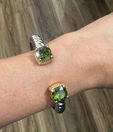Textured Gem Bracelet