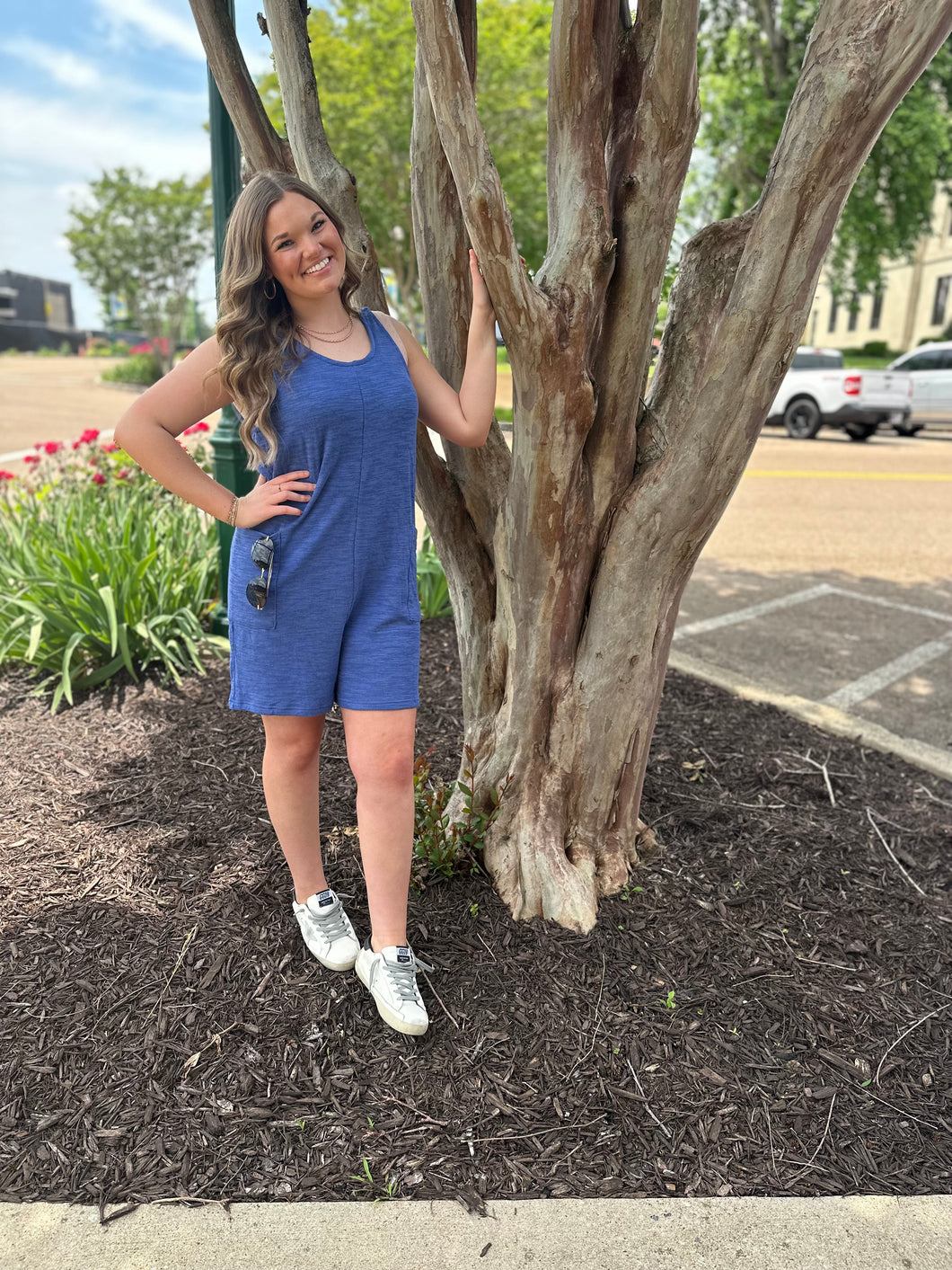 Blue-Eyed Girl Romper