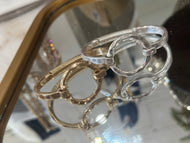 Hammered Circle Bracelet