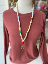 Load image into Gallery viewer, Teach/Smiley lanyard
