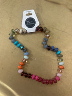 Mixed Glass Bead Necklace