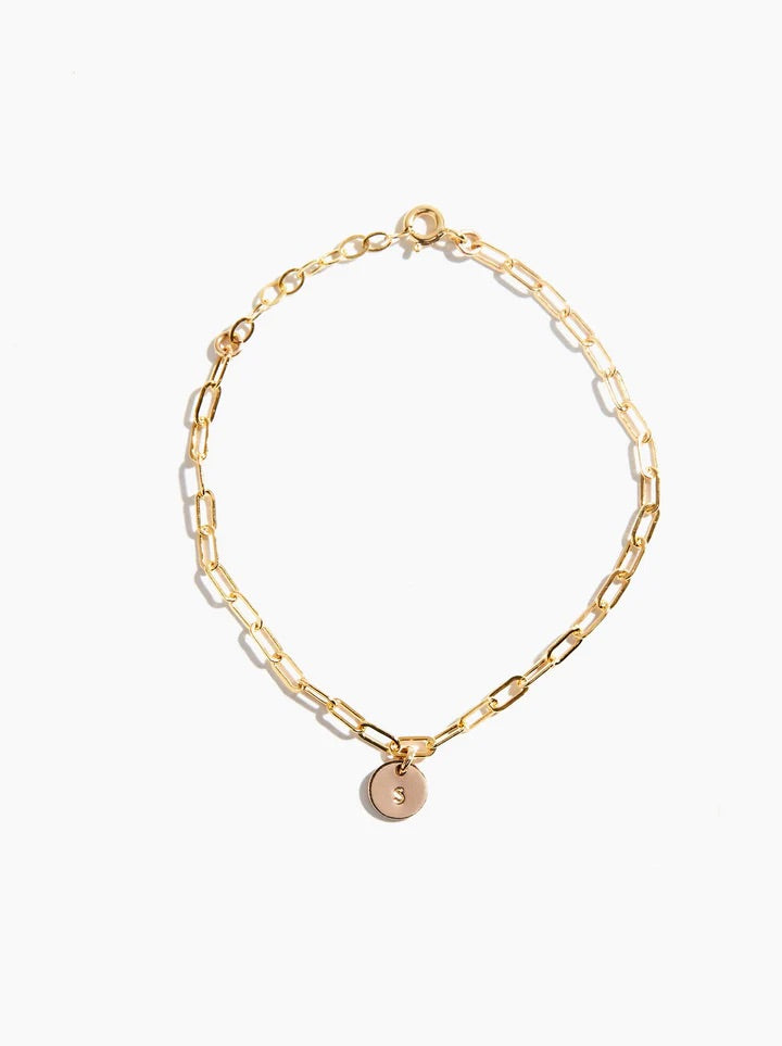 Essential Chain Bracelet with Petite Mini Tag