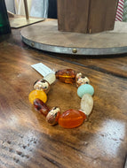 Mixed Marble Bead Bracelet