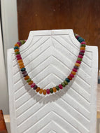Violet Beaded Necklace