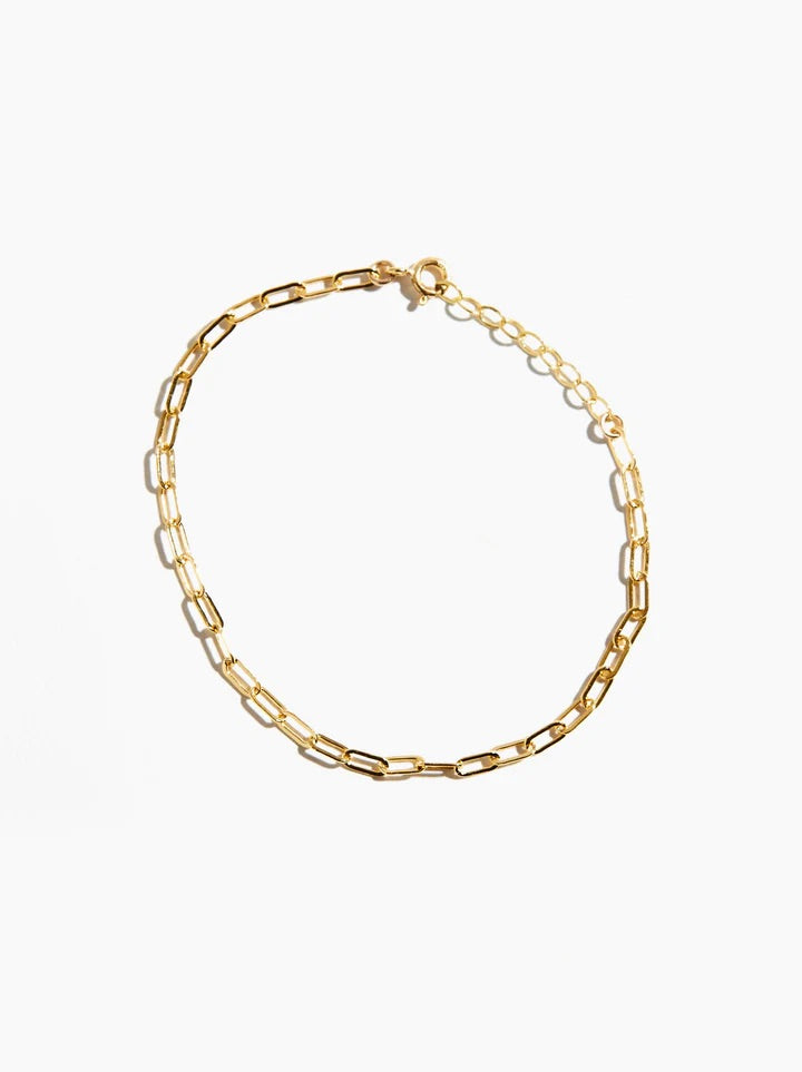 Essential Chain Bracelet: Gold-Filled