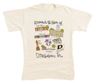 Dresden's All Around the Town ADULT Short Sleeve Tee