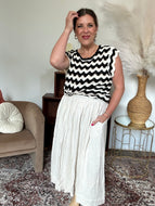 Magazine Striped Top