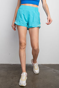Summer Days Active Shorts with Mesh