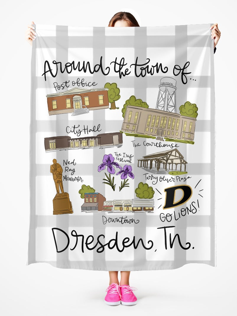 PRE ORDER Dresden's Bicentennial Plush Blanket