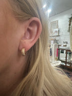 Textured Harlow Hoop