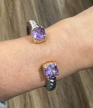 Load image into Gallery viewer, Textured Gem Bracelet
