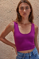 Purple Fine Line Tank