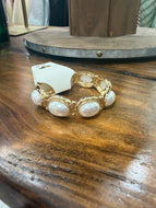 Oval Pearl Bracelet