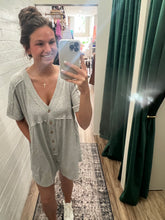 Load image into Gallery viewer, Blair Button Down Romper
