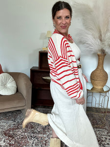 Alder Striped Cardigan