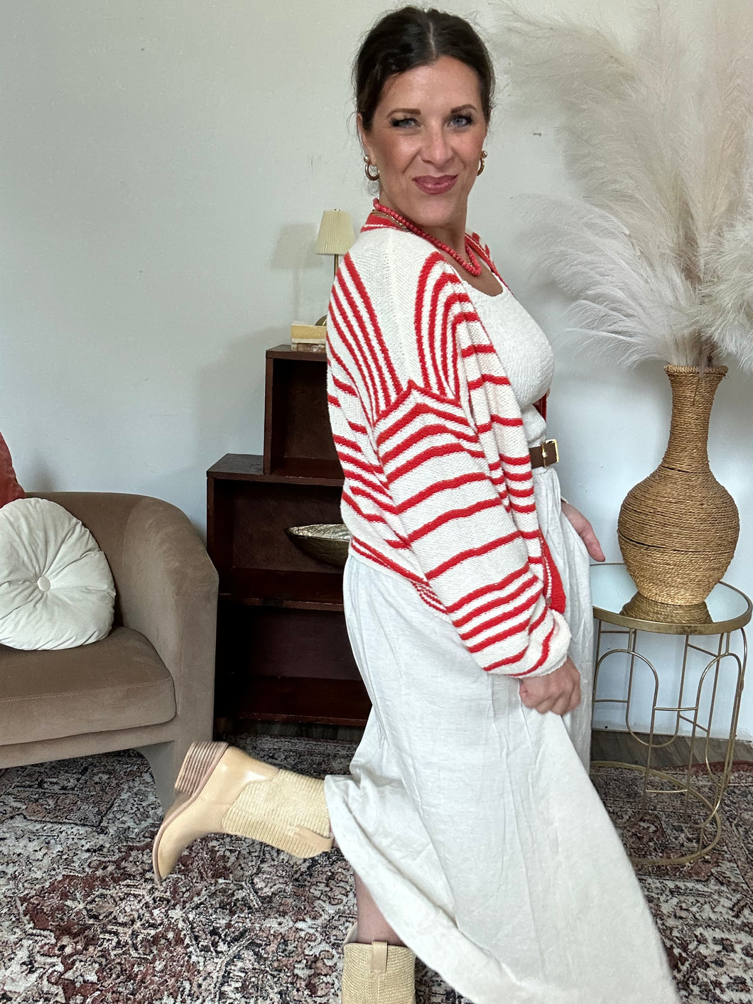 Alder Striped Cardigan