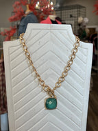 Stone Pendant Necklace